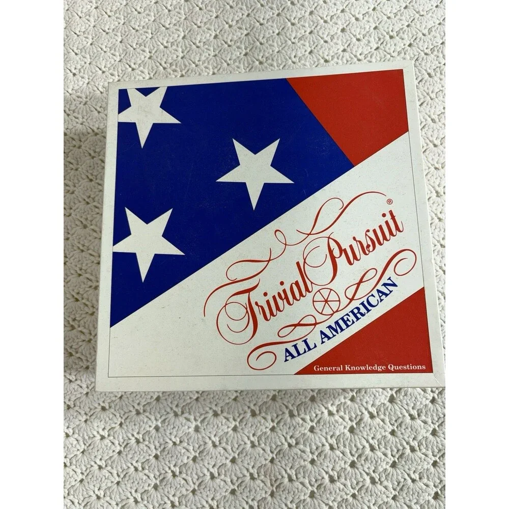 Lot of 3 Trivial Pursuit Editions All American Genus and Genus II (Full Sets)